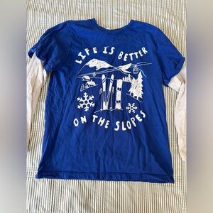 Hanna Andersson life is better on the slopes shirt